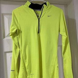 nike quarter zip workout top